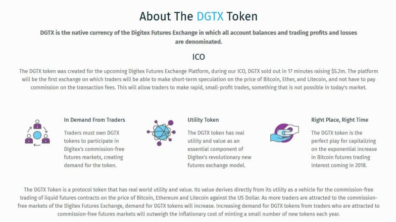 DGTX tokeni DGTX kopējais piedāvājums ir 1 miljards tokenu
