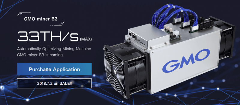 GMO Modelis B3 GMO miner