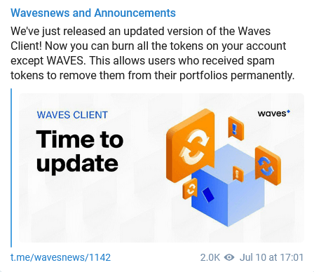 Waves klienta 0.13.3 relīze