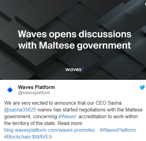 Platforma Waves Maltā