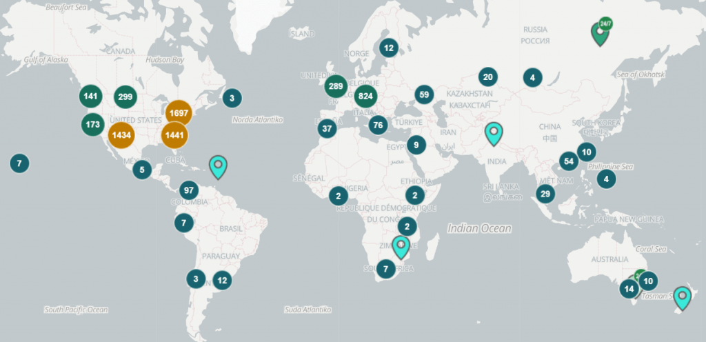 Gada laikā kriptomātu skaits pasaulē pieaudzis par 50%