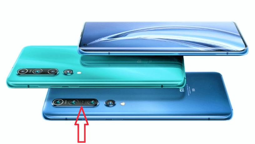 galvenā vizuālā atšķirība starp Xiaomi Mi 10 un Xiaomi Mi 10 Pro