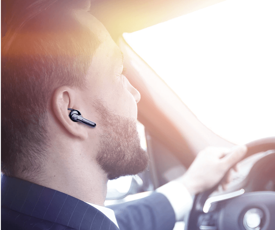 Baseus NGCX: 13 ASV dolāru Bluetooth austiņa autobraucējiem ar bezvadu USB uzlādi