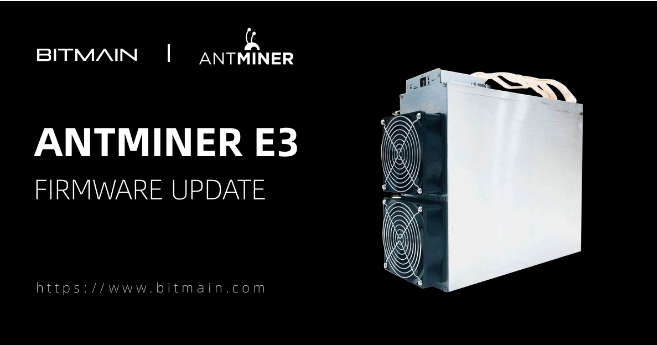 Bitmain Antminer E3 turpinās mainot Ethereum līdz 2020. gada oktobrim