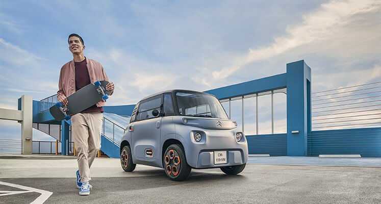 Ar miniatūru elektrisko automašīnu Citroen Ami Eiropā var braukt bez vadītāja apliecības