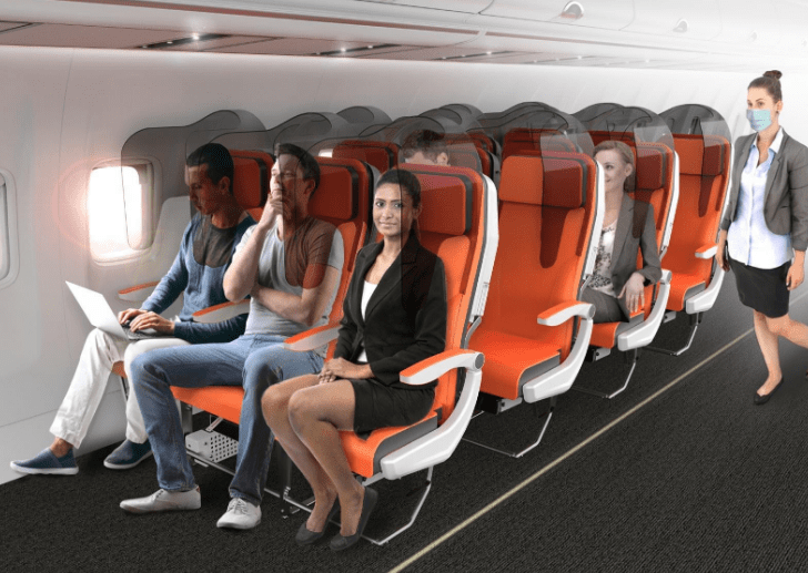 Sēdvietas lidmašīnās pēc pandēmijas 8 Sēdvietas lidmašīnās pēc pandēmijas