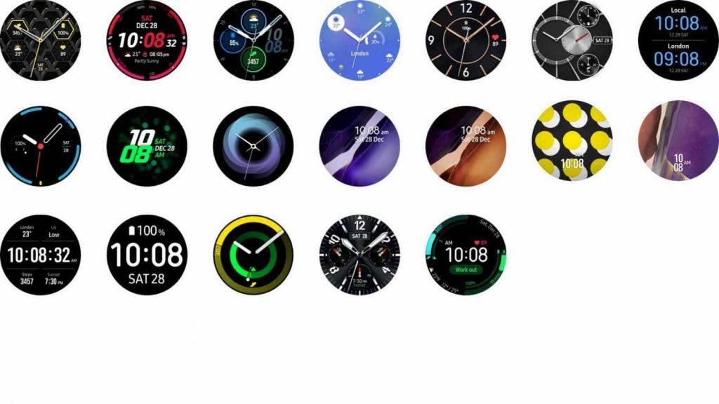Galaxy Watch 3 watchfaces 1