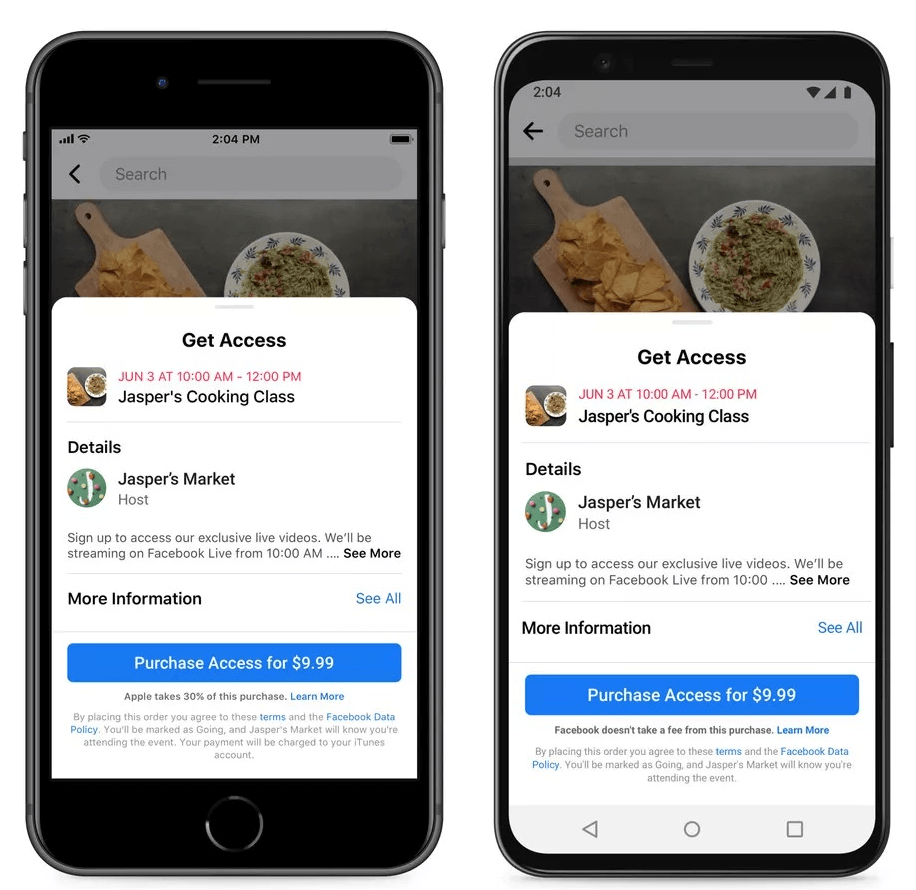 Facebook: Apple nevēlas, lai lietotāji tiktu informēti par 30% komisijas maksu 5 Facebook: Apple nevēlas, lai lietotāji tiktu informēti par 30% komisijas maksu