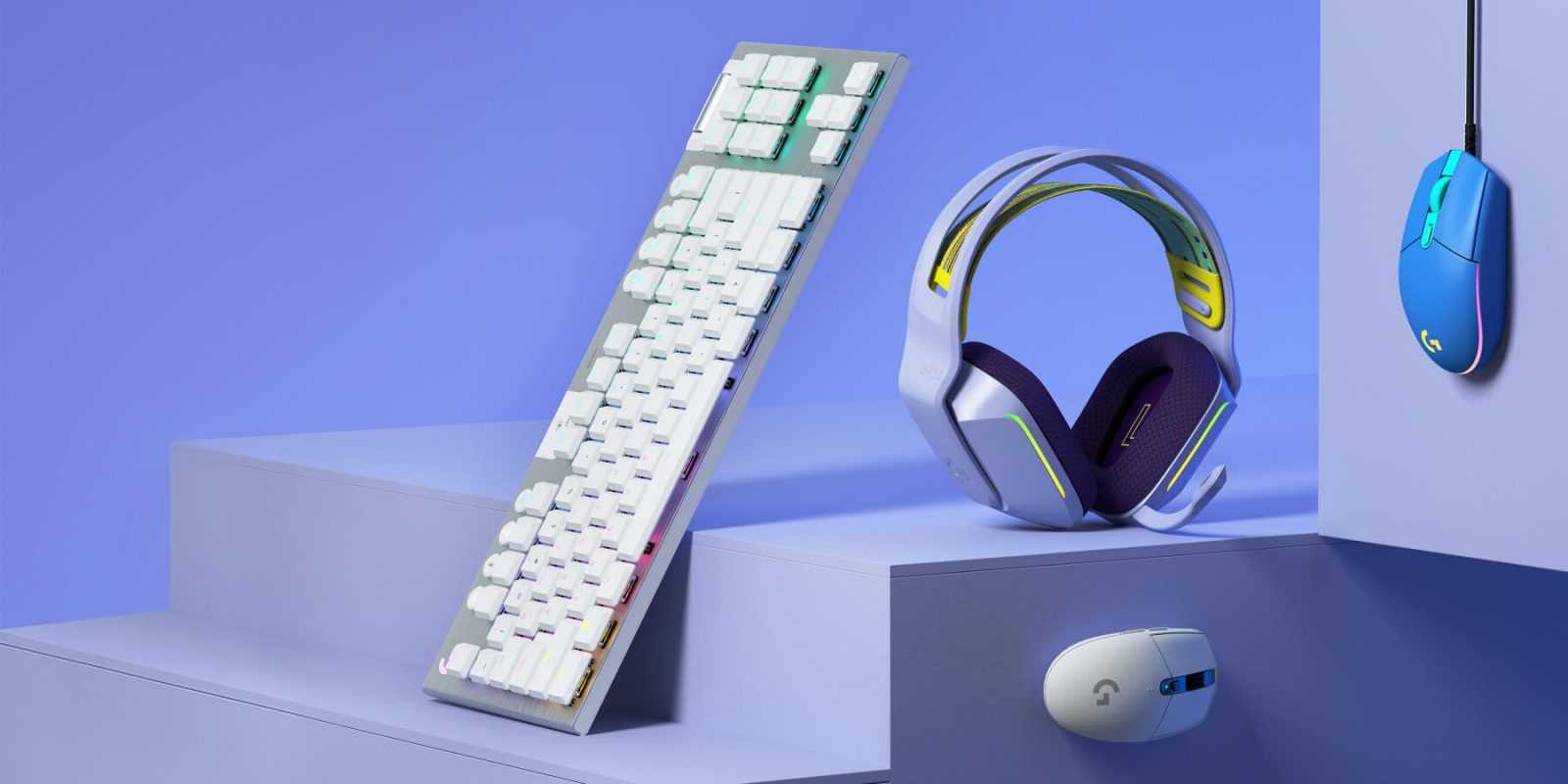 Papildus austiņām var iegādāties peli ar vadu G102, kā arī bezvadu variantu G305 LightSpeed un kompaktu bezvadu klaviatūru G915 TKL par $229.