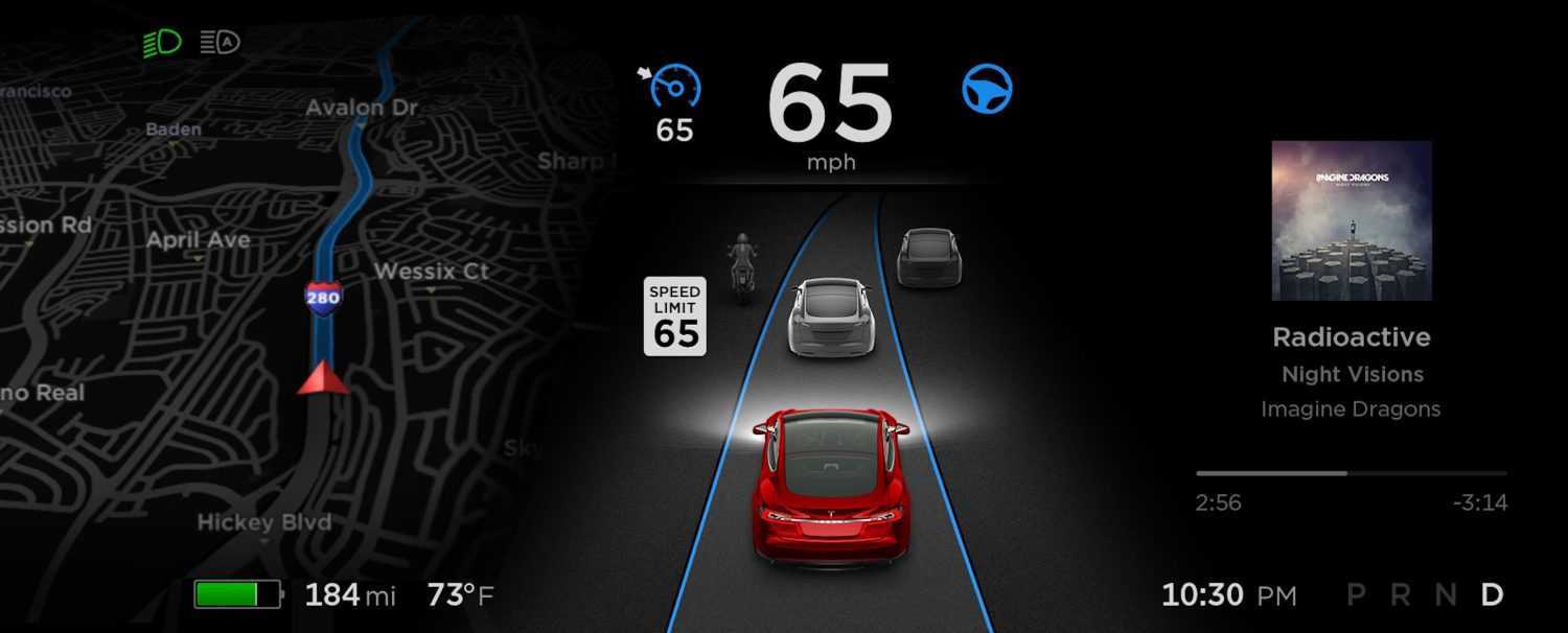 Tesla autopilots tagad spēj noteikt ātrumu ierobežojošās ceļa zīmes un ne tikai 6 Tesla autopilots ātruma tests