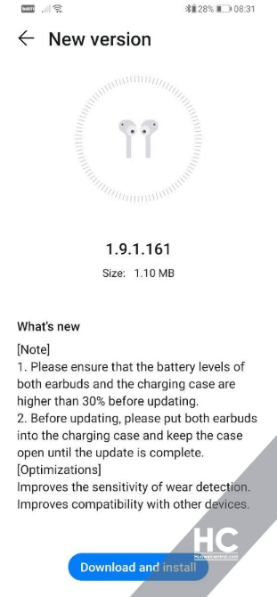 Huawei FreeBuds 3i austiņām iznācis programmatūras atjauninājums 8 uawei FreeBuds 3i austiņām iznācis programmatūras atjauninajums