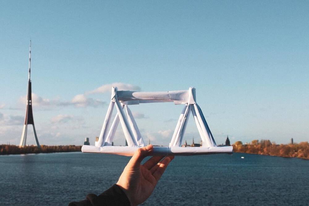 RTU noteiks izturīgāko un skaistāko papīra tiltu