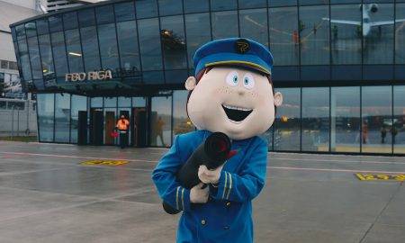 Lidostā “Rīga” darbu sāk modernizētais biznesa aviācijas perons