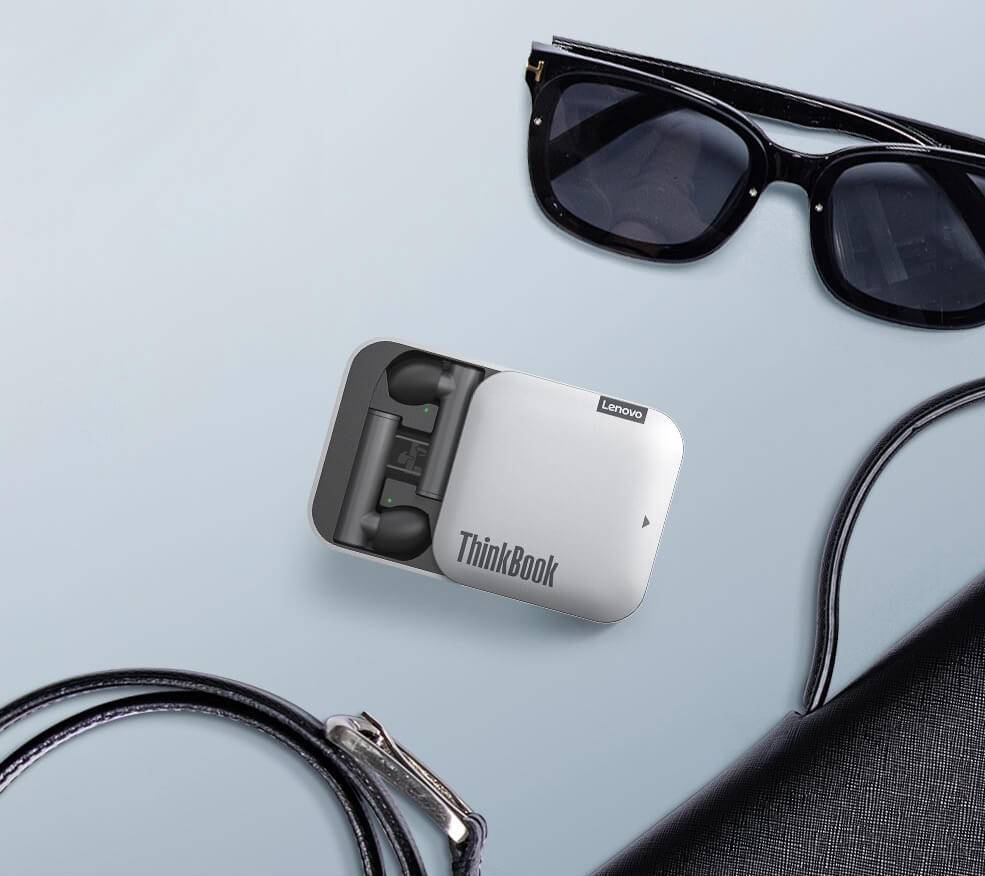 Lenovo bezvadu austiņas ThinkBook Pods Pro, kas ir optimizētas priekš Skype un Teams lietojumprogrammām 8 Austiņas ThinkBook Pods Pro