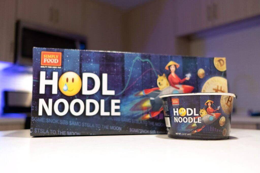 Simply Food izlaidusi nūdeļu sēriju “HODL NOODLE” 5 HODL NOODLE nūdeles