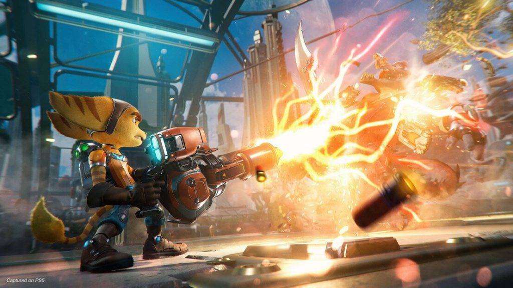 Iznākusi šīs vasaras gaidītākā PlayStation spēle Ratchet & Clank: Rift Apart 9 Iznākusi šīs vasaras gaidītākā PlayStation spēle Ratchet & Clank: Rift Apart