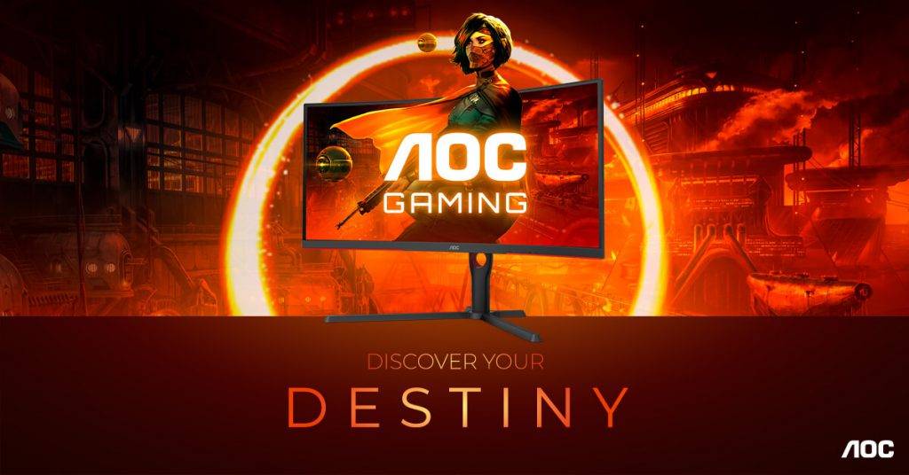 AOC GAMING G3 sērijas monitori ar 165 Hz un 1000R izliekumu