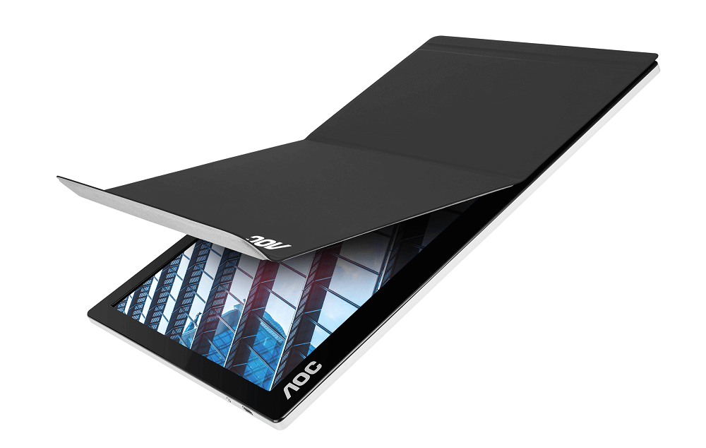 AOC izlaiž 15,6" portatīvo monitoru I1601P ar hibrīda USB-C un USB-A savienojumu 6 AOC I1601P USB-C SmartCase