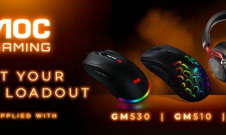 Iegūstiet jaunās ierīces: divas AOC GAMING datorpeles un bezvadu austiņas