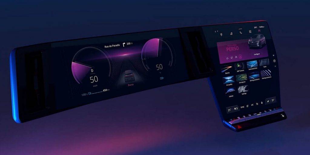 LG jaunākā automobiļu informācijas un izklaides sistēma debitēs Renault Mégane E-TECH Electric