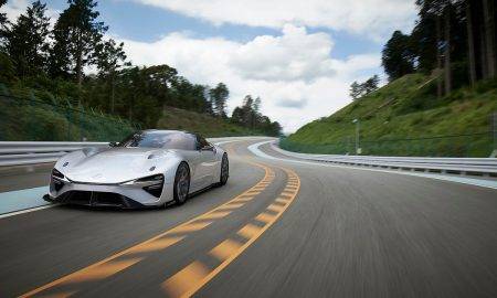 Publicēti jauni attēli ar nākamās paaudzes Lexus elektrisko sporta auto