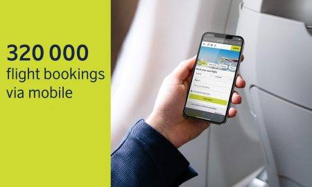 airBaltic mobilo biļešu rezervāciju skaits pērn sasniedzis 320 000