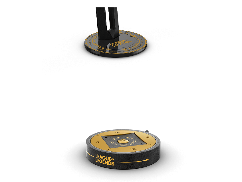 AGON by AOC laiž pasaulē pirmo oficiālo League of Legends spēļu monitoru: AGON PRO AG275QXL 7 Pat statīva pamatne vai Quickswitch ietver LoL-sajūtu ar AG275QXL