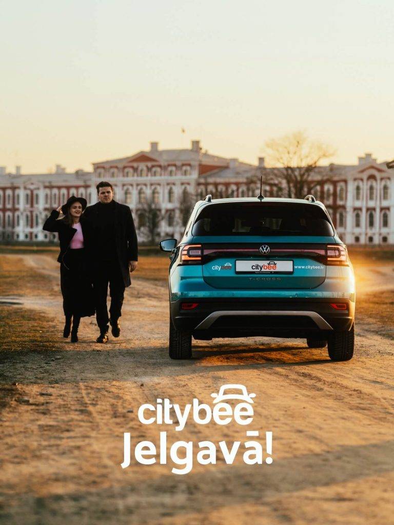 "CityBee" koplietošanas mašīnas tagad pieejamas arī Jelgavā 5 "CityBee" koplietošanas mašīnas tagad pieejamas arī Jelgavā