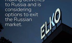 ELKO Grupa izskata iespēju iziet no Krievijas tirgus