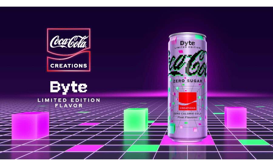 Coca-Cola BYTE ar pikseļu garšu 5 Coca-Cola BYTE