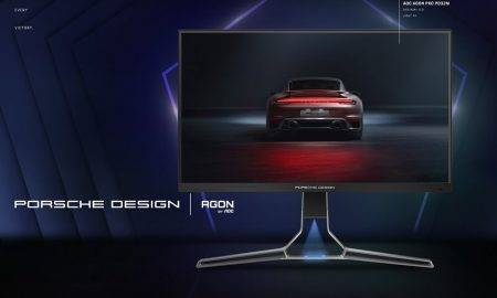Porsche Design un AGON by AOC iepazīstina ar jauno PD32M: 4K, 144 Hz, HDR 1400 premium displeju