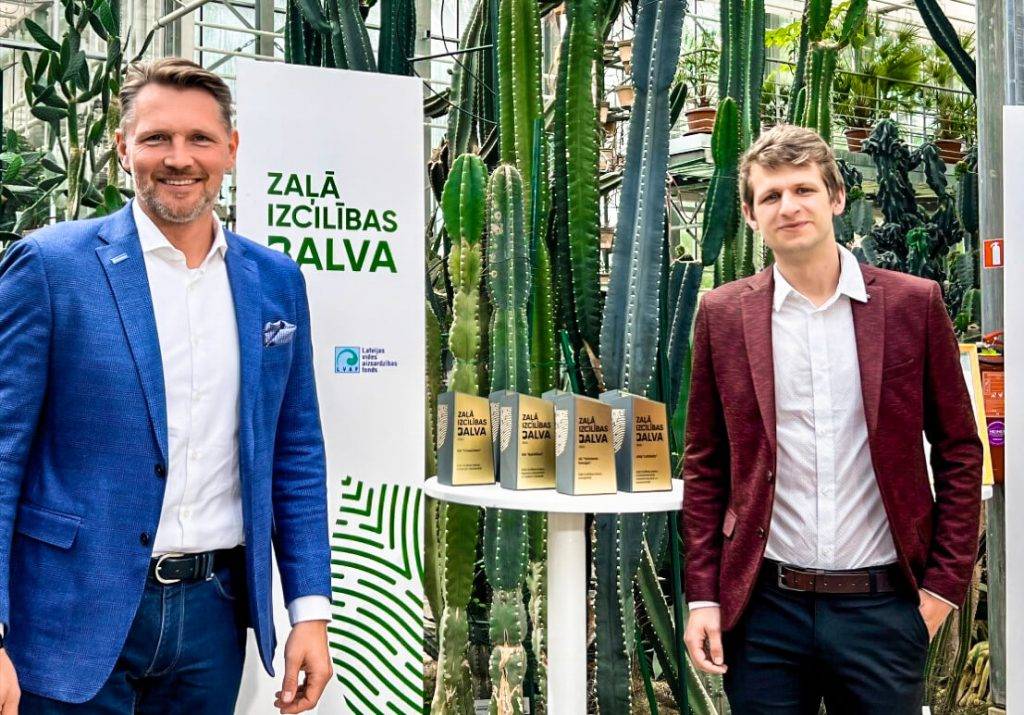 CrossChem saņem Zaļās izcilības balvu 