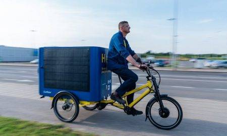 IKEA uzsāk piegādes uz mājām ar pasaulē pirmo saules enerģijas kravas velosipēdu