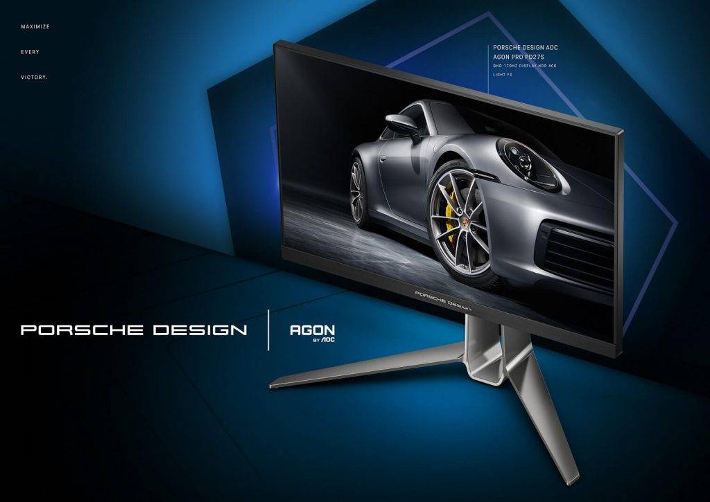 Porsche Design un AGON by AOC iepazīstina ar jaunu spēļu monitoru PD27S 7 Porsche Design un AGON by AOC iepazīstina ar jaunu spēļu monitoru PD27S