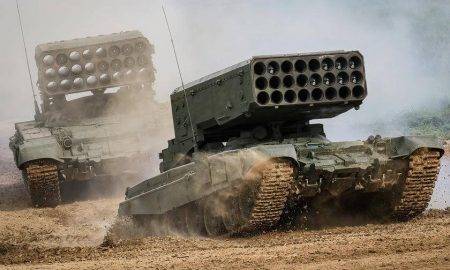 Ukrainas bruņotie spēki ar ATGM "Stugna-P" palīdzību iznīcināja moderno Krievijas sistēmu "Solntsepyok" (Video)