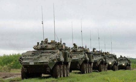 Kanādas bruņumašīnas LAV II ACSV ar 7,62 mm ložmetējiem jau ir ceļā uz Ukrainu