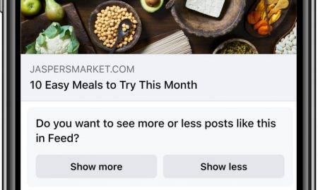 “Rādīt vairāk” un “Rādīt mazāk” – jaunas funkcijas, lai labāk pielāgotu informācijas padevi Facebook
