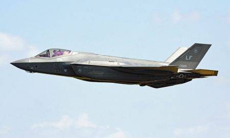 ASV piektās paaudzes iznīcinātājs F-35A Lightning II ir avarējis Hill gaisa spēku bāzē