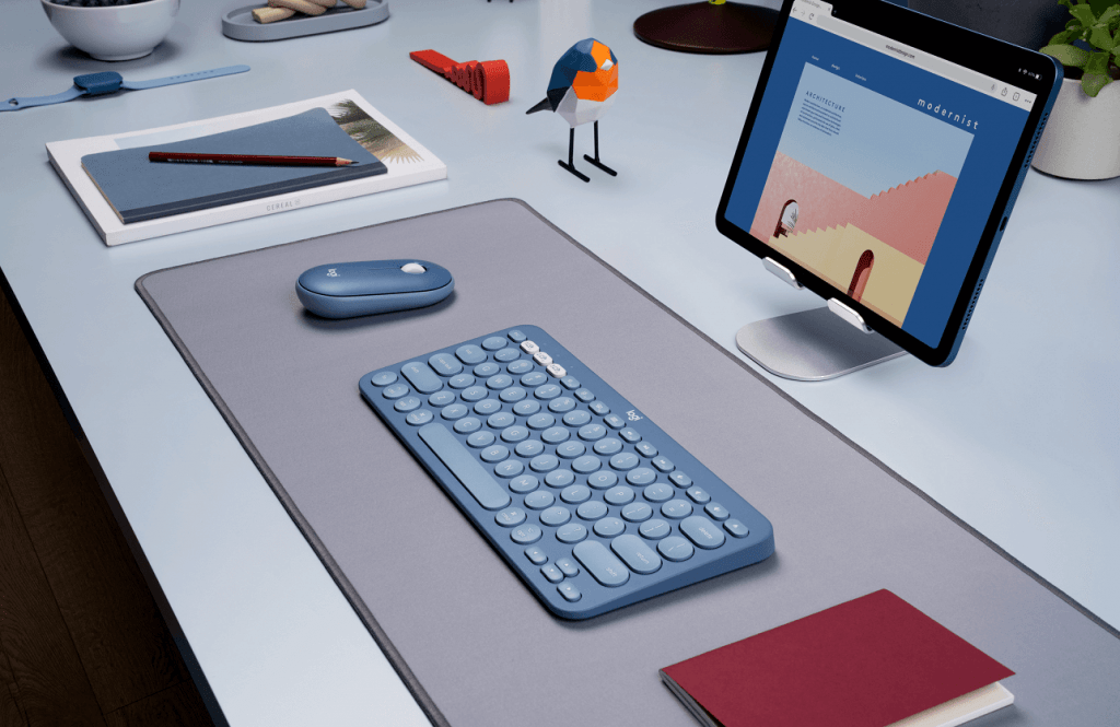 Moderna un minimālistiska tastatūra un pele no Logitech, pieejamas trīs svaigās krāsās 10 K380 Multi-Device Bluetooth tastatūra