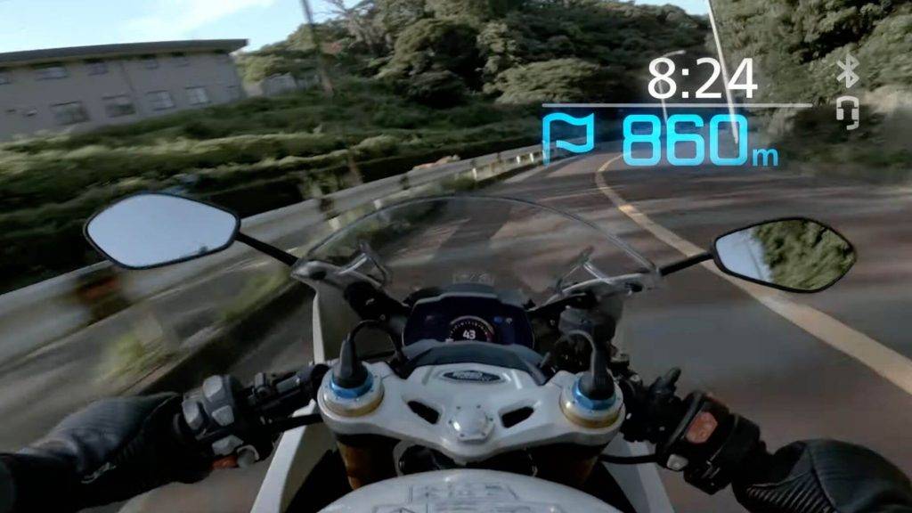 Shoei Opticson - vieda motocikla ķivere ar paplašināto realitāti