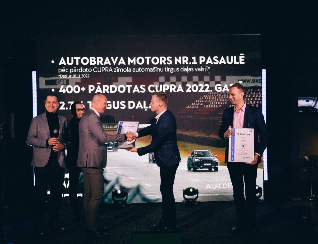 Rīgā atklāts oficiālais CUPRA Garage koncepta salons 14 Rīgā atklāts oficiālais CUPRA Garage koncepta salons