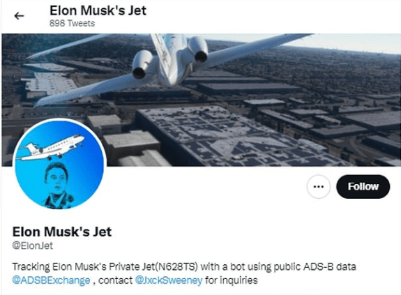 Twitter konts @ElonJet ar 1,5 miljoniem sekotāju, kas izsekoja Ilona Maska privāto lidmašīnu, tika neatgriezeniski nobloķēts 5 Twitter konts @ElonJet