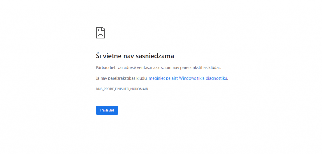 Taču saite uz atskaiti uzņēmuma mājaslapā vairs nedarbojas