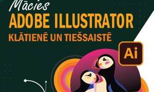 Ventspils Digitālais centrs aicina apgūt Adobe Illustrator tiešsaistē un klātienē