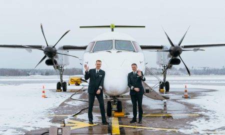 airBaltic" atvadās no pēdējās "Bombardier Q400" lidmašīnas savā flotē