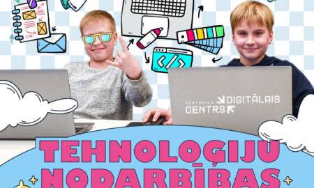 Ventspils Digitālais centra aicina skolēnus no visas Latvijas piedalīties attālinātajās tehnoloģiju nodarbībās