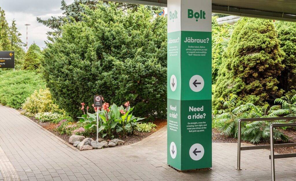 Starptautiskajā lidostā “Rīga” izveidota “Bolt” tikšanās vieta 11 Starptautiskajā lidostā “Rīga” izveidota “Bolt” tikšanās vieta