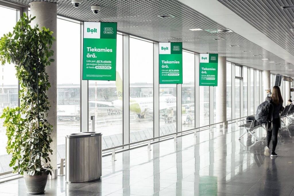Starptautiskajā lidostā “Rīga” izveidota “Bolt” tikšanās vieta 13 Starptautiskajā lidostā “Rīga” izveidota “Bolt” tikšanās vieta