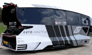 Futūristiskie Aurrigo Auto-Shuttle bezpilota autobusi jau brauc pa Eiropas ceļiem