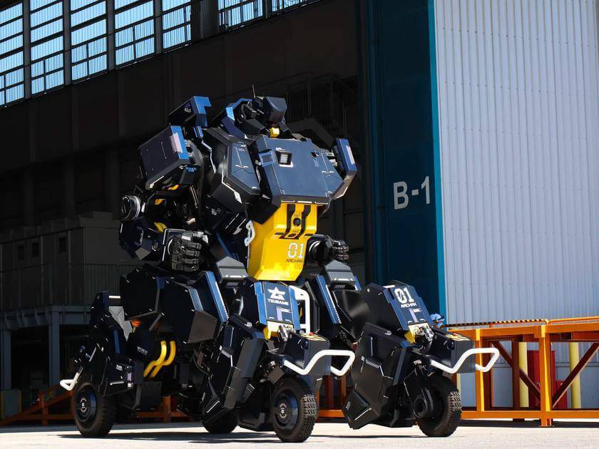 Uzņēmums Tsubame Industries demonstrē robotu transformeru Archax 01 darbībā (Video)